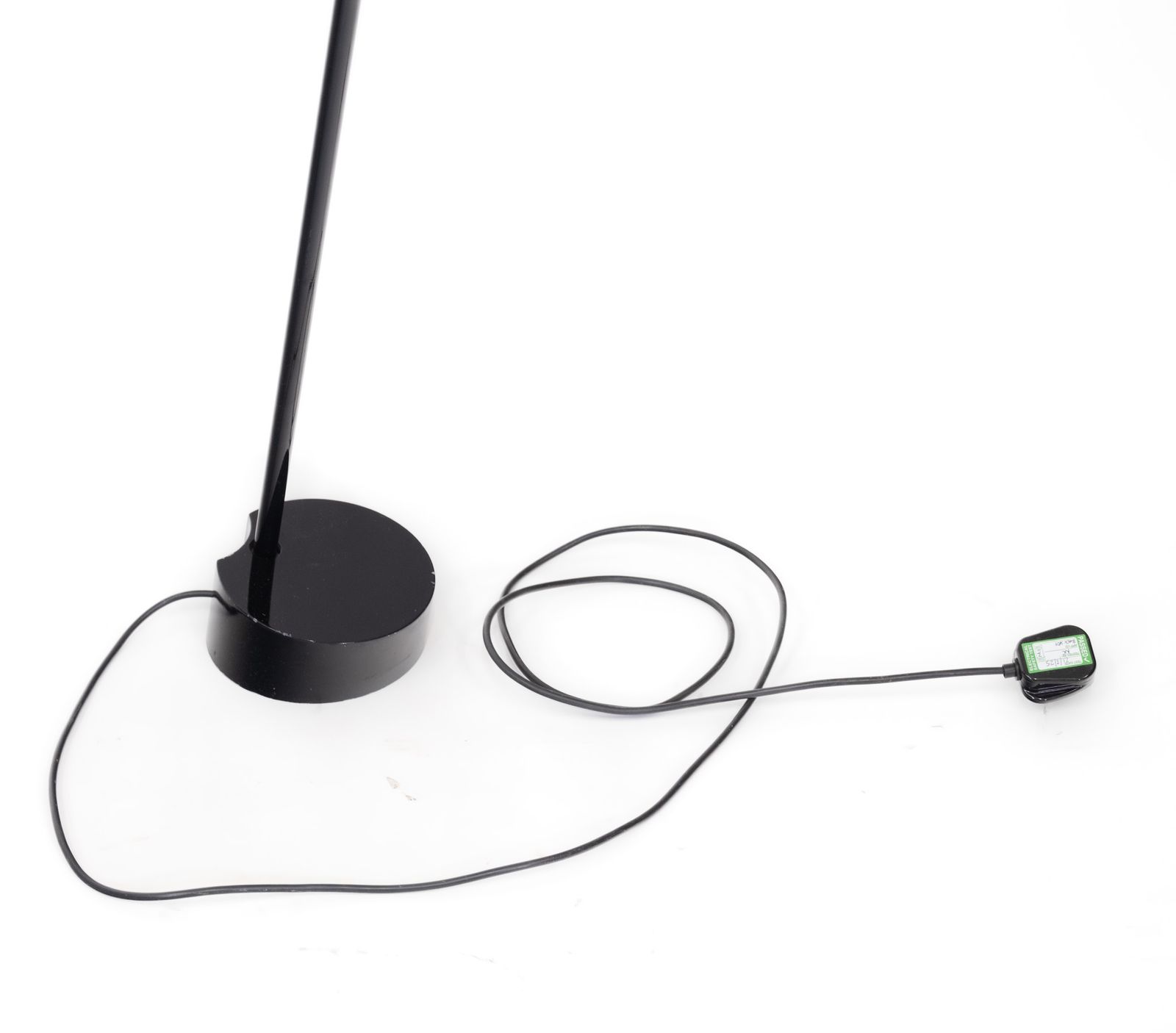 Lighting Postmodern Black Grip Floor Lamp By Achille Castiglioni For Flos, Italy 1980s photo