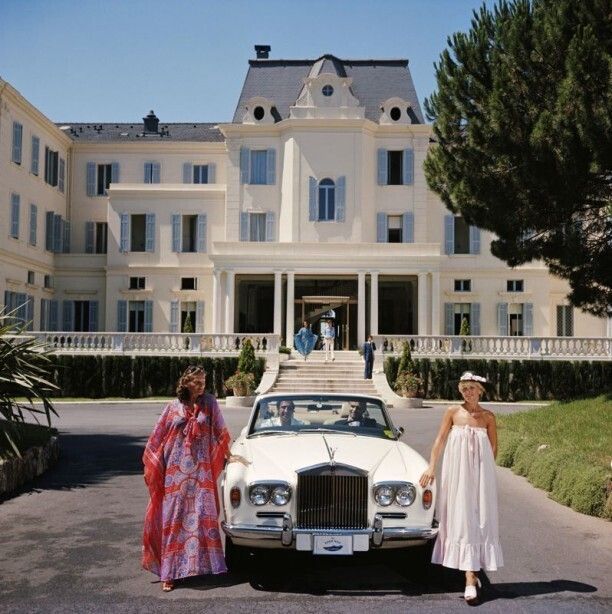 Slim Aarons 'Hotel Du Cap Eden Roc' Framed White