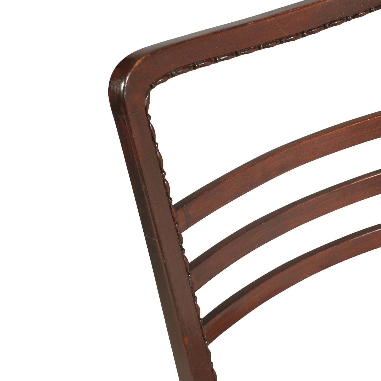 Mid Century Modern Chair By Paolo Buffa For Cantù In Carved Mahogany photo buy