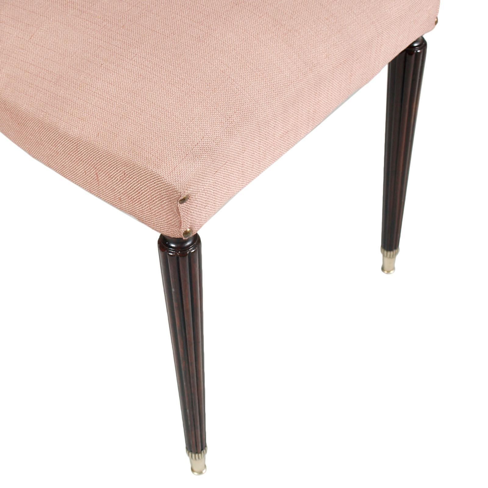 Furniture Mid Century Modern Chair By Paolo Buffa For Cantù In Carved Mahogany photo