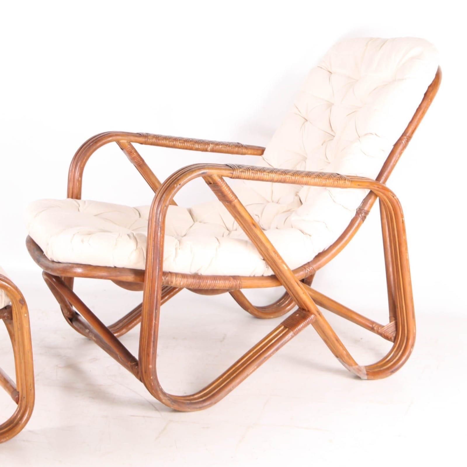 Rattan Lounge Chair And Ottoman photo 1653.0