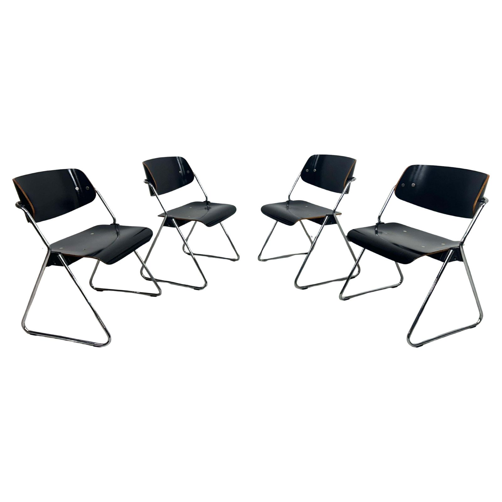 Mid Century Modern Dining Chairs No.614/3 By Klaus Franck For Wilkhahn