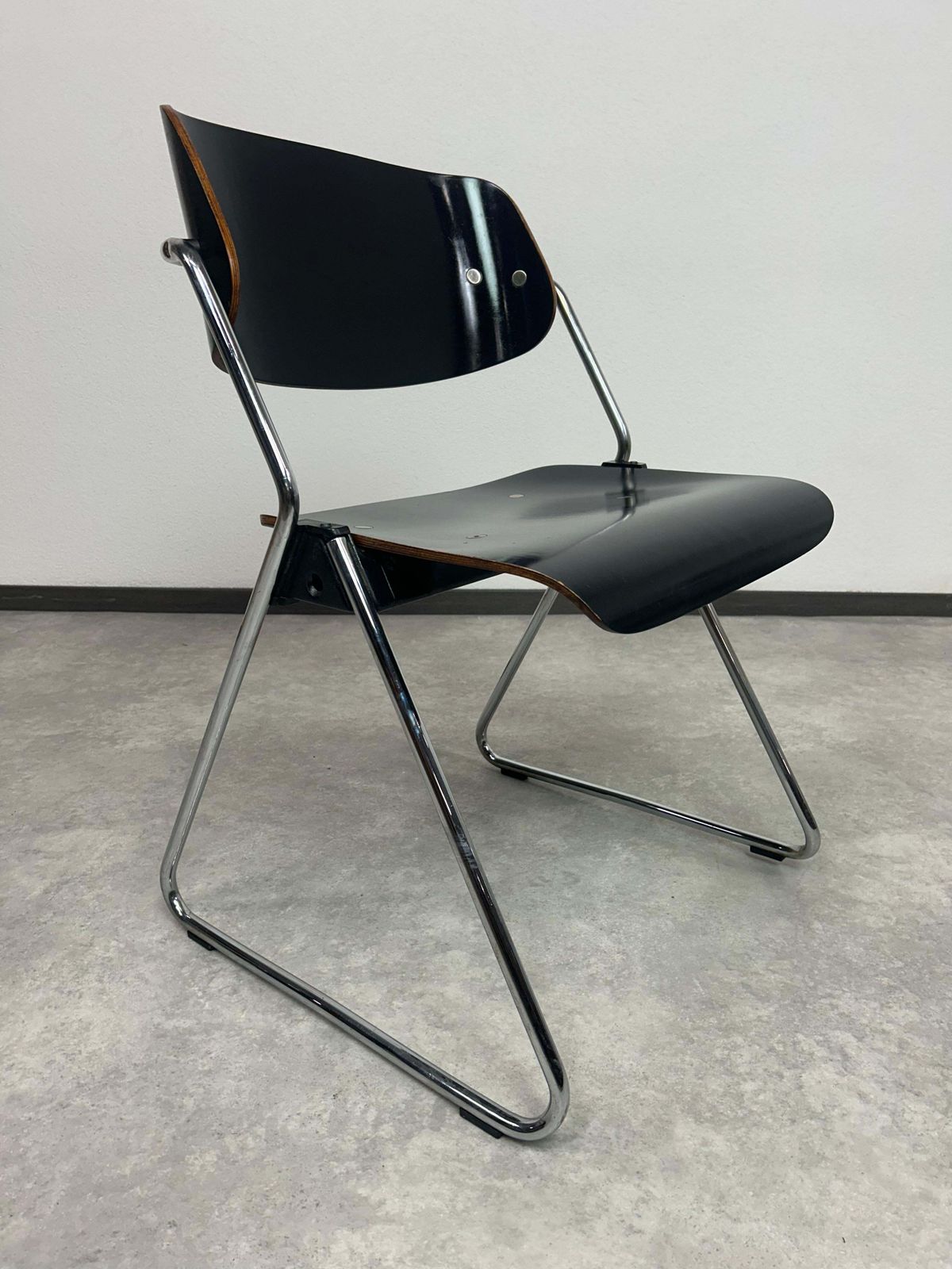 Mid Century Modern Dining Chairs No.614/3 By Klaus Franck For Wilkhahn photo vintage