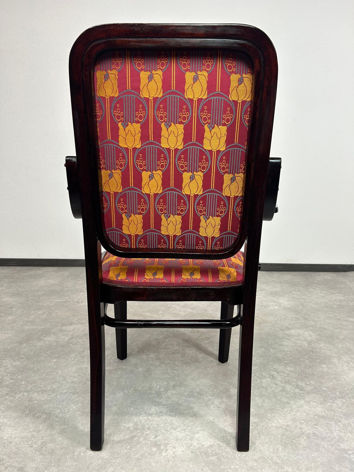 Furniture Art Nouveau Desk Chair By Gustav Siegel For Thonet photo