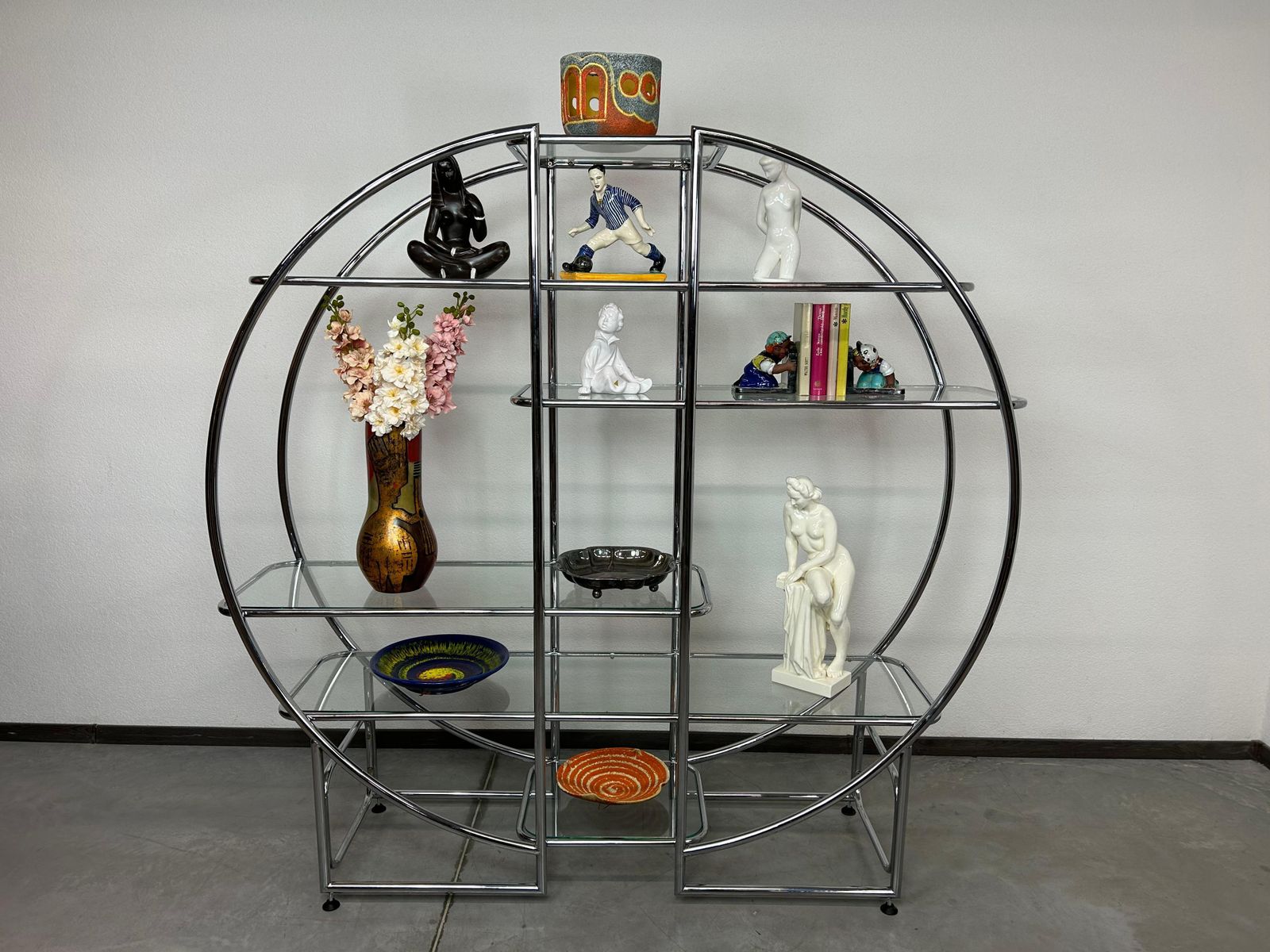 Mid Century Design Tubular Steel Etagere photo furniture