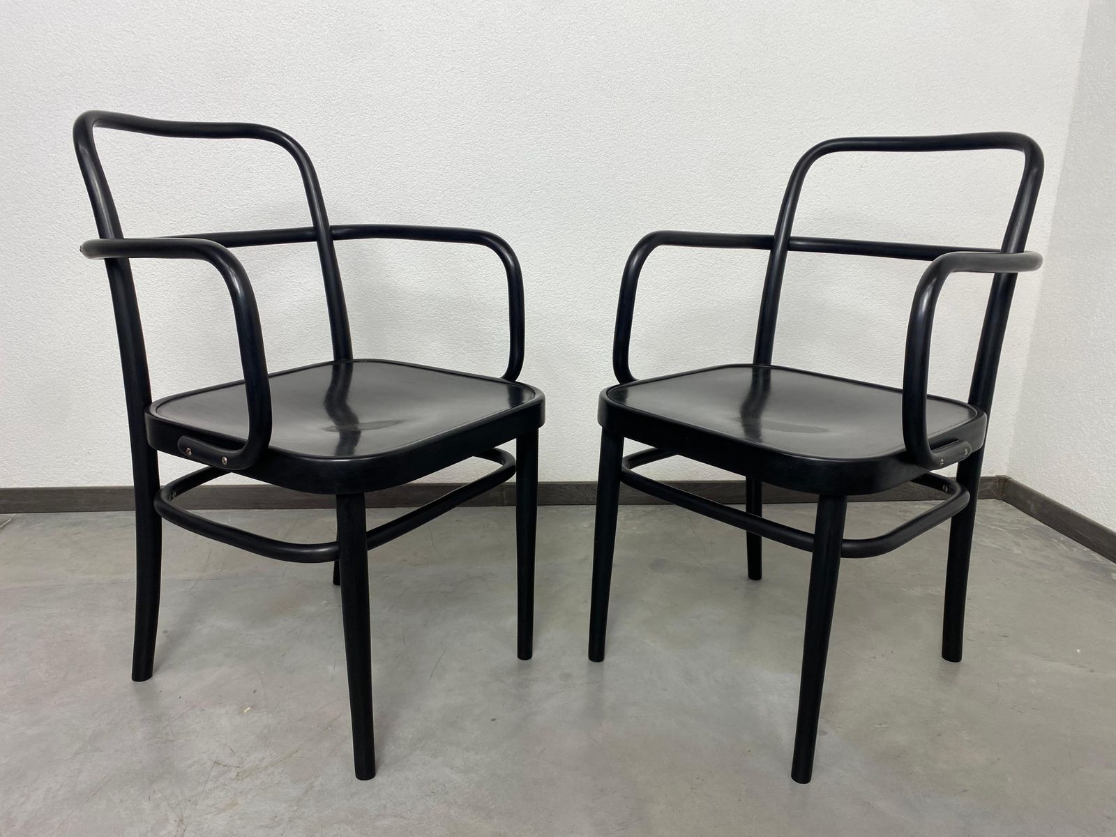 Art Deco Armchairs No.A 64f By Adolf Gustav Schneck For Thonet Mundus photo for sale