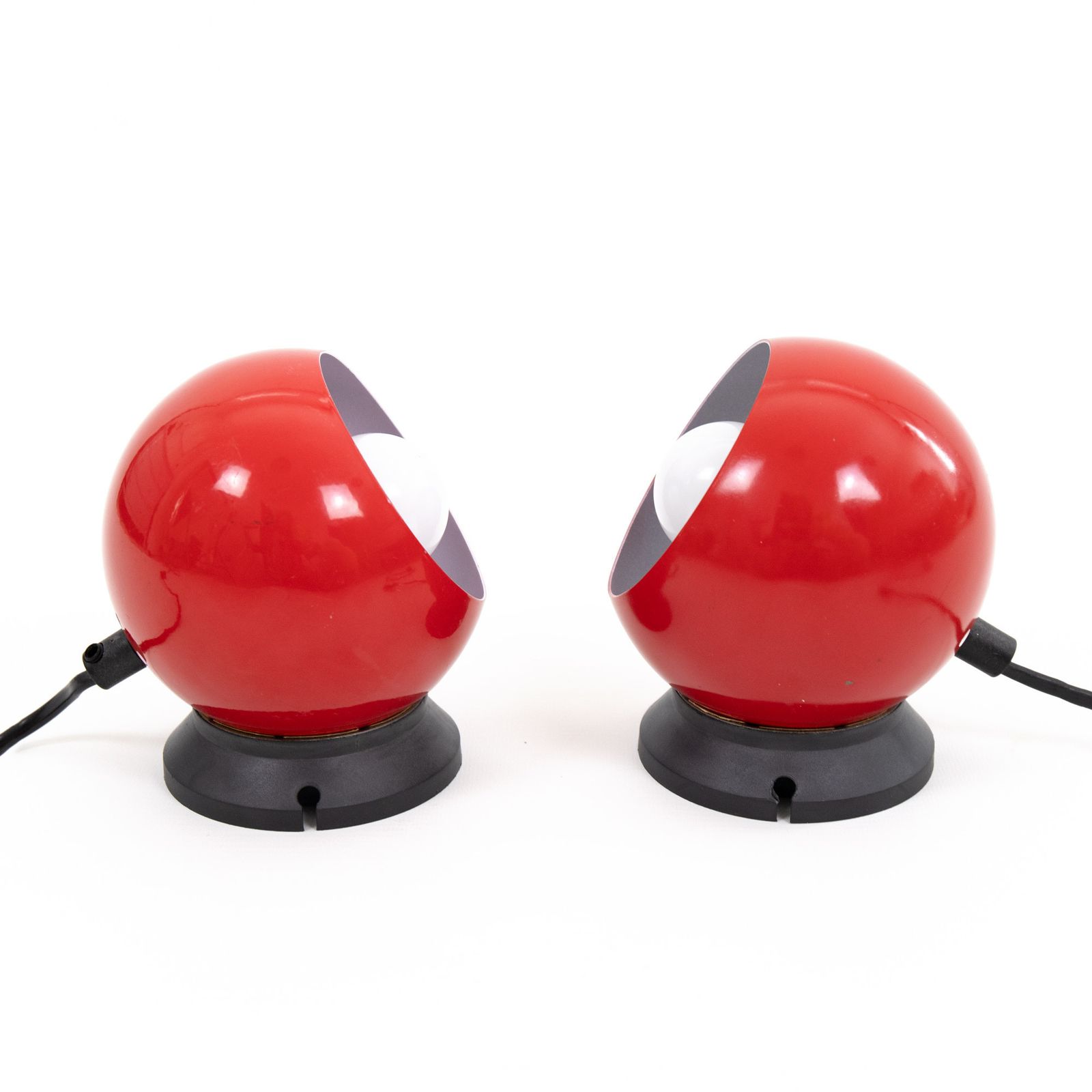 Red Mag Ball Light Pair By Abo Randers Of Denmark, 1960s photo buy
