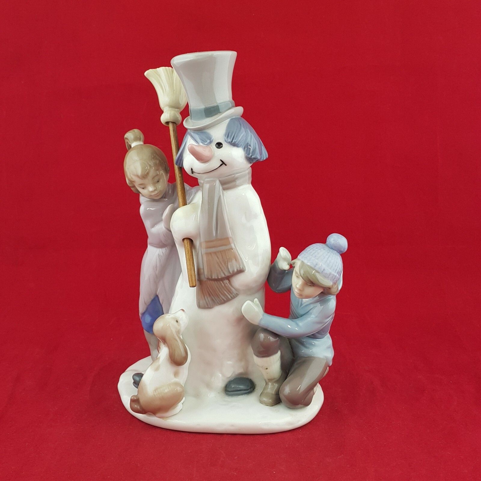 Lladro Nao Figurine 5713  The Snowman Porcelain Collectible 6111 L/N photo furniture