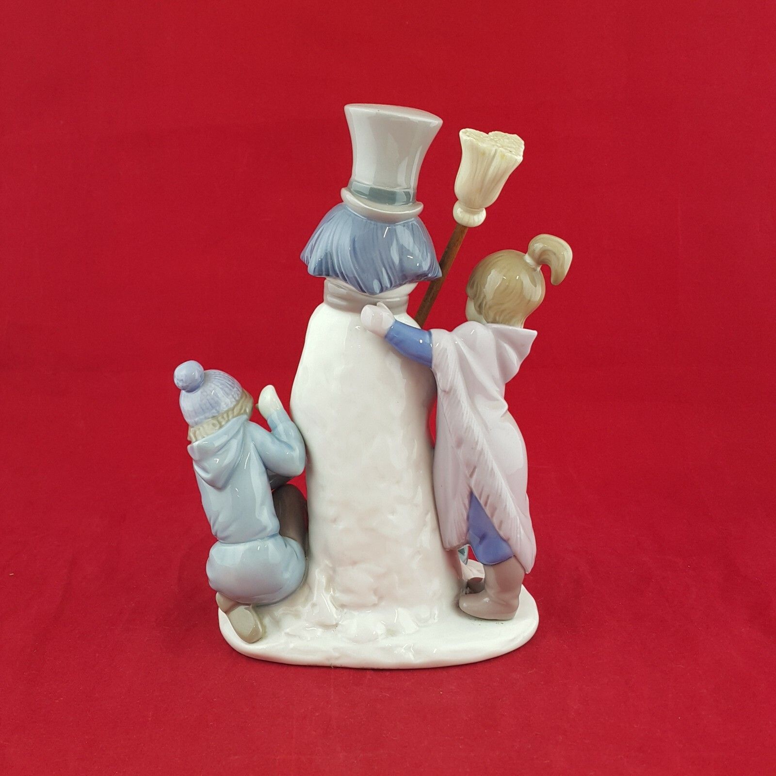 Lladro Nao Figurine 5713  The Snowman Porcelain Collectible 6111 L/N photo vinterior