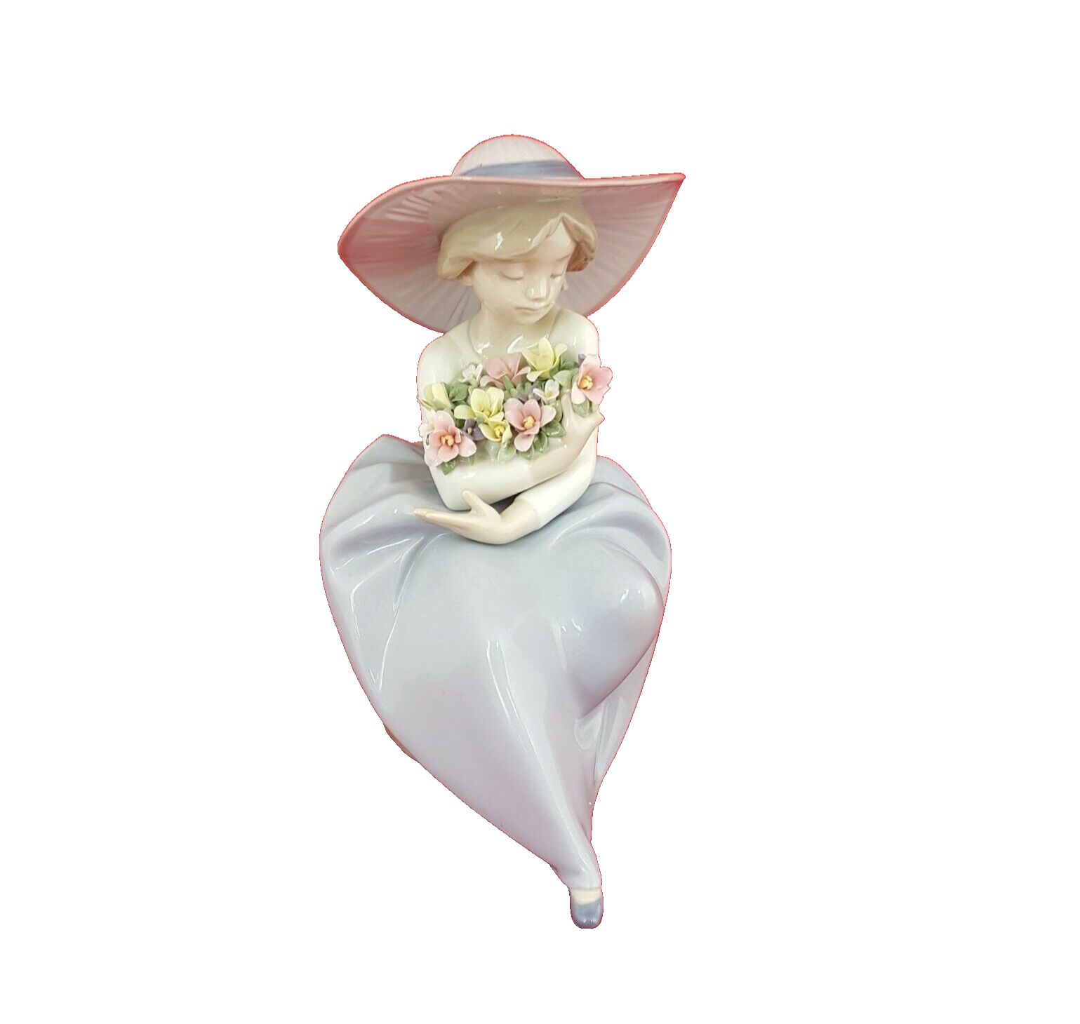 Lladro Figurine Fragrant Bouquet Girl (Damaged) 5952  L/N