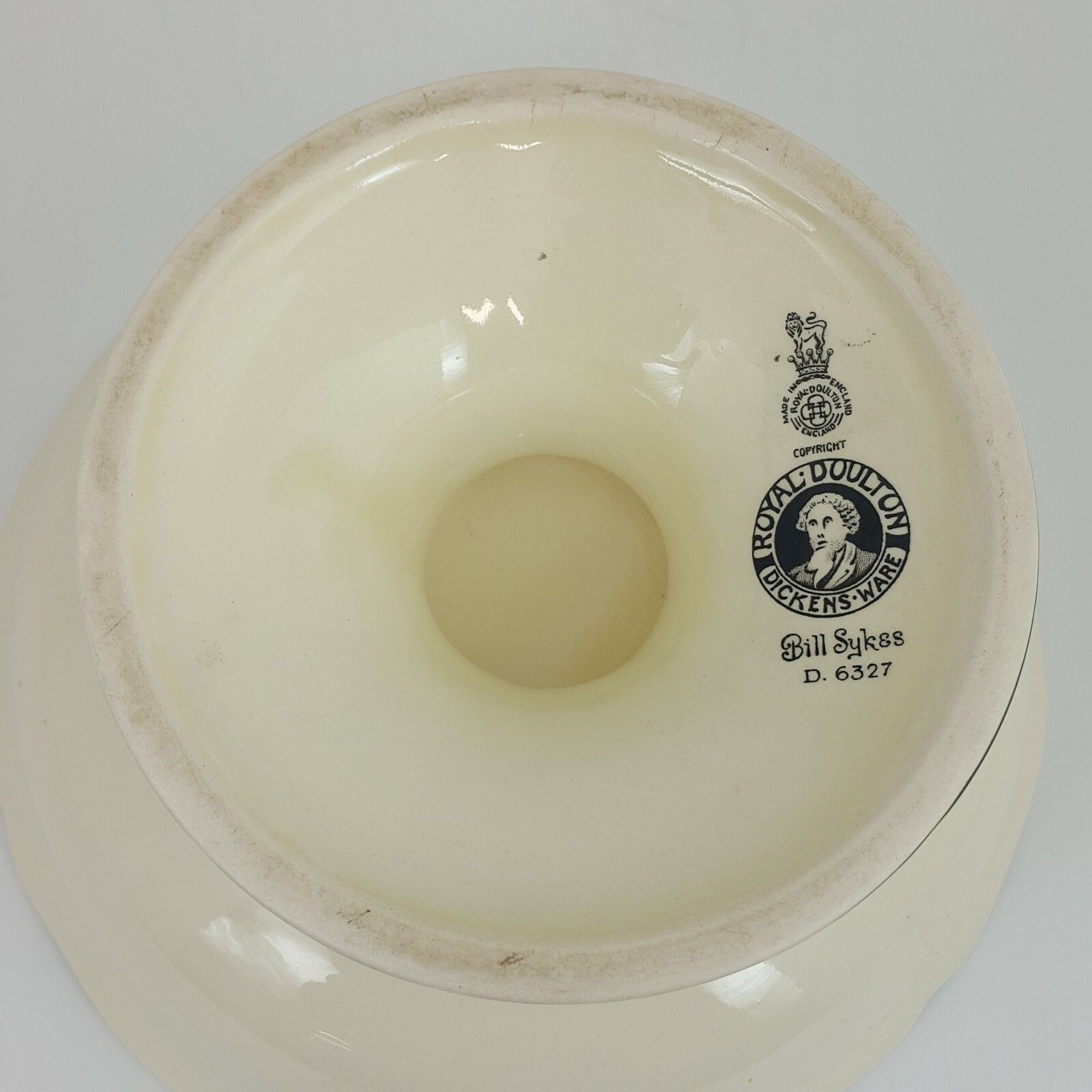 Royal Doulton Seriesware D6327 Bill Sykes Pedestal Bowl Rd  5800 photo for sale