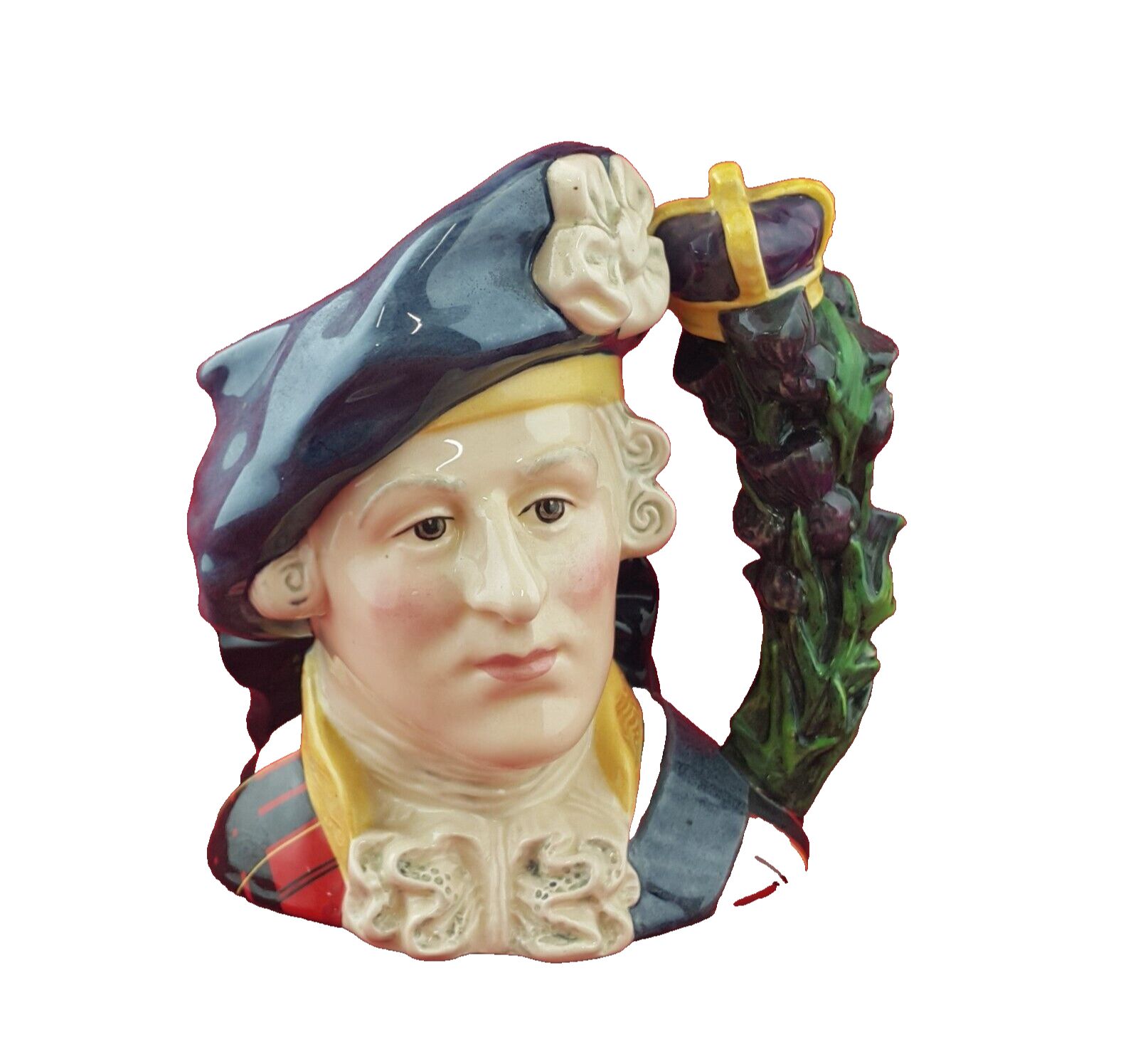 Royal Doulton Large Character Jug D6858 Bonnie Prince Charlie 8765 Rd