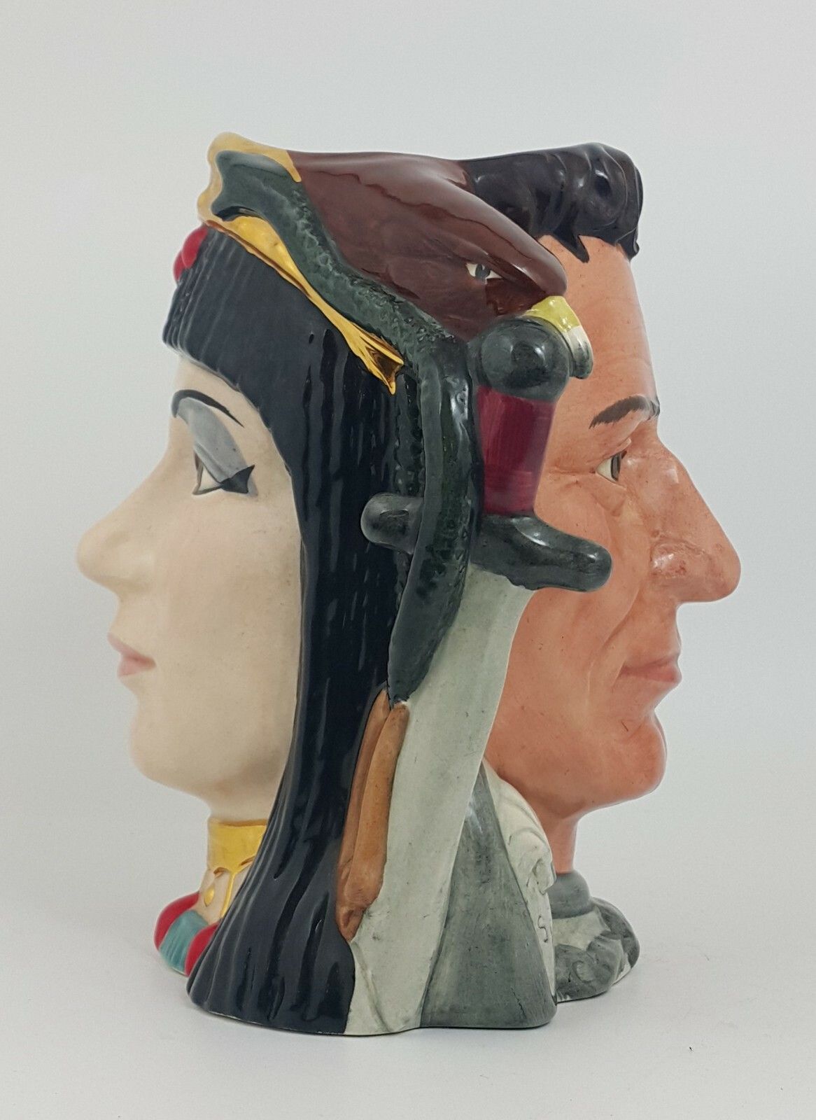 Royal Doulton Antony & Cleopatra Double Sided Large Character Jug D6728 Rd photo 152.0