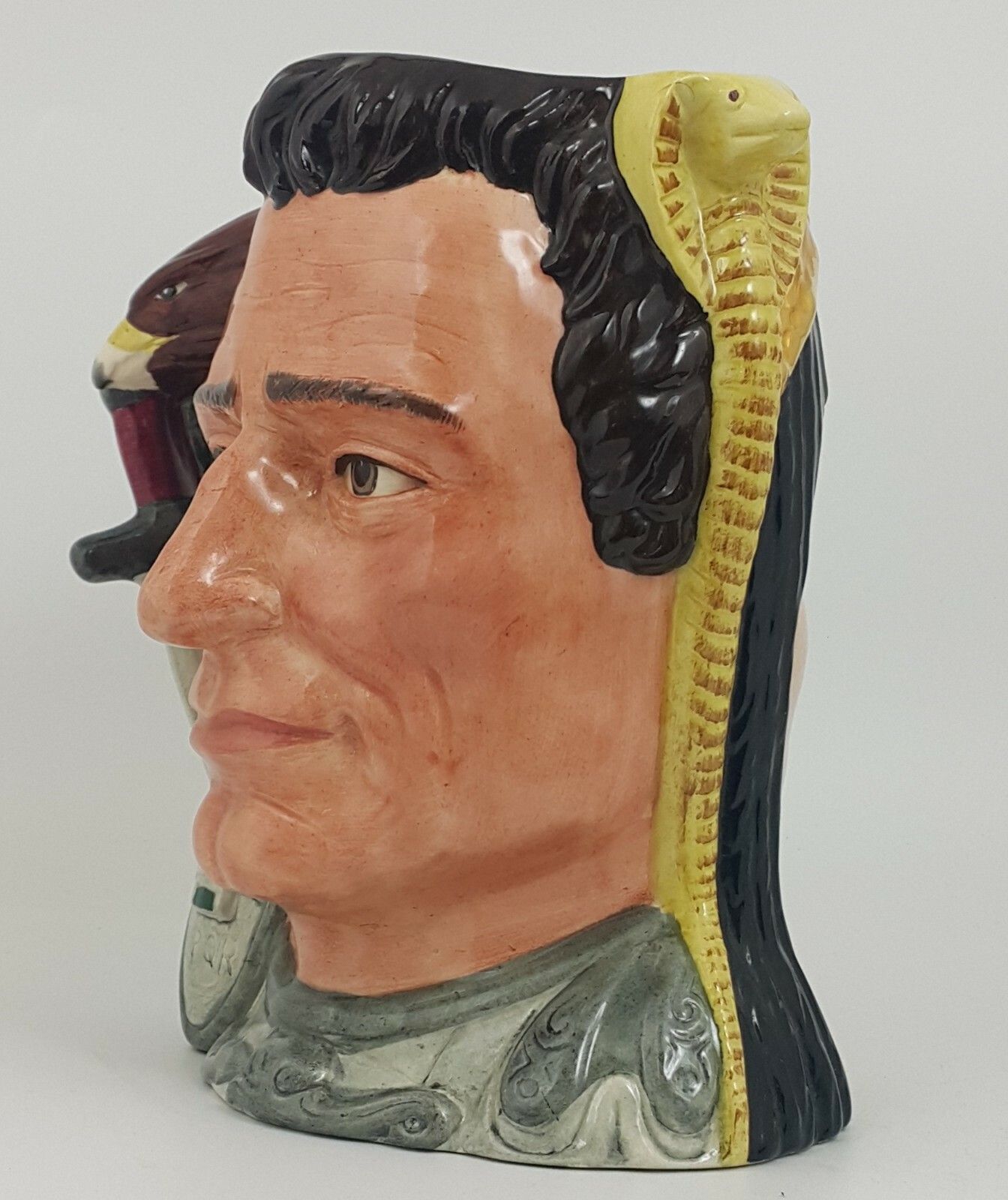 Royal Doulton Antony & Cleopatra Double Sided Large Character Jug D6728 Rd photo vintage