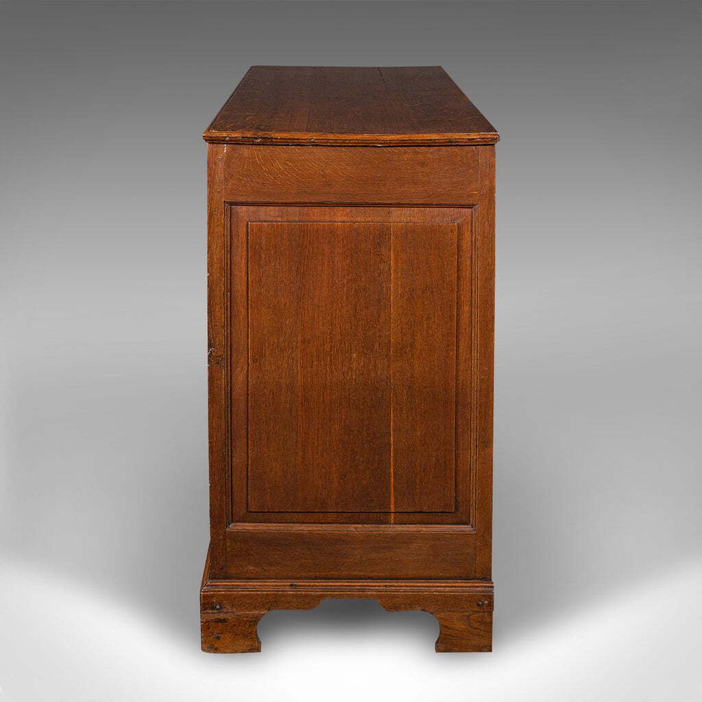 Large Antique Mule Chest, Georgian, Oak, Coffer Over Three Drawers, Circa 1780 photo vinterior