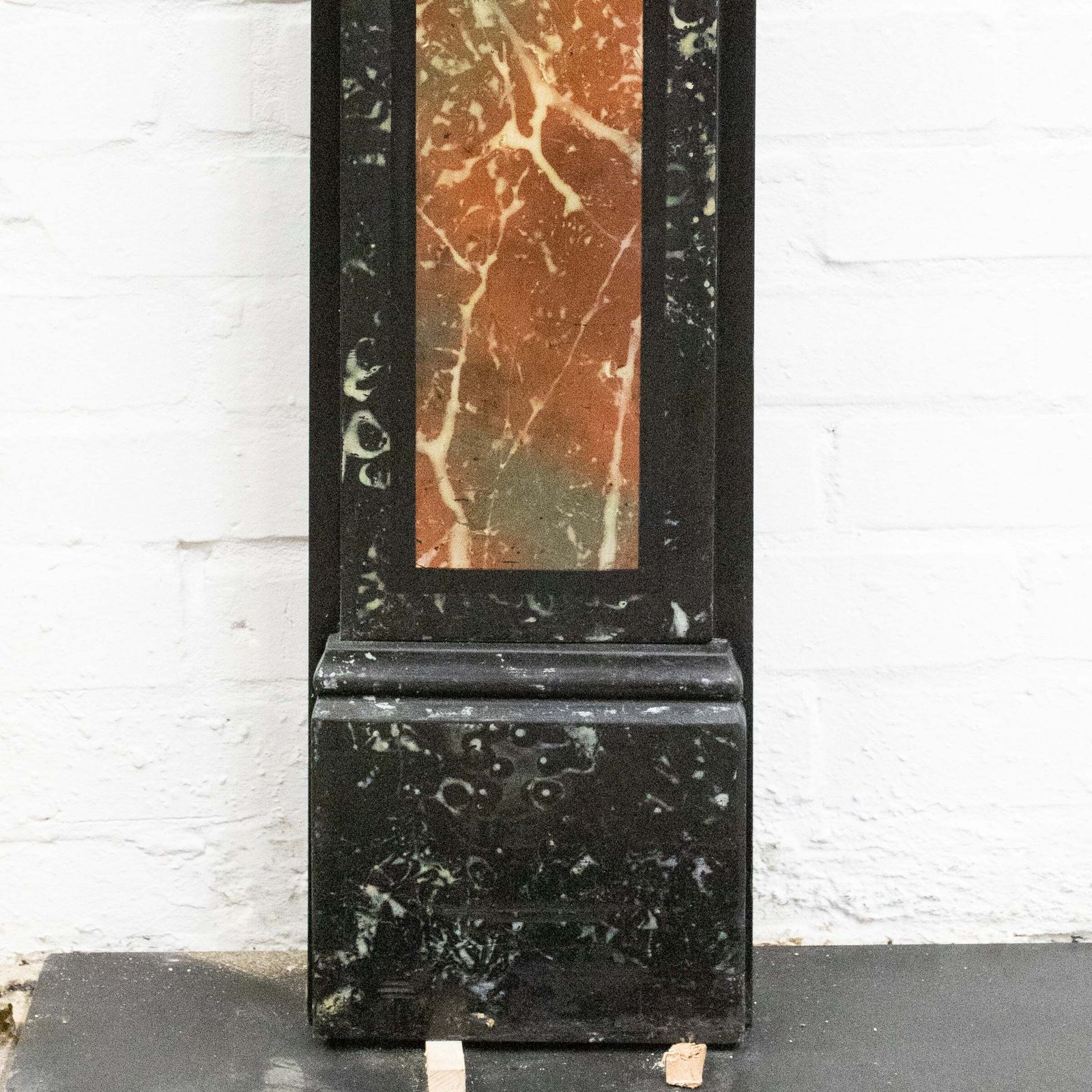 Antique Victorian "Marbelised" Slate Fireplace Surround With Roundels photo Home Fixtures