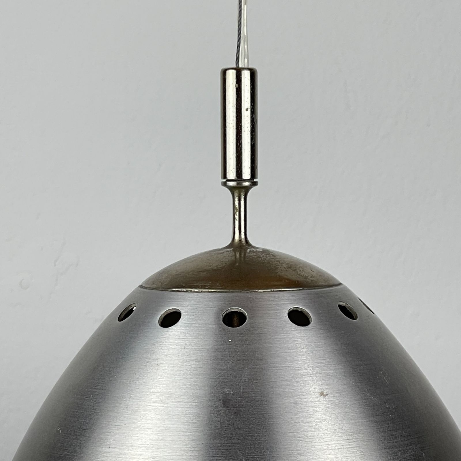Mid Century Glass Pendant Lamp, Italy 1960s photo 450.0