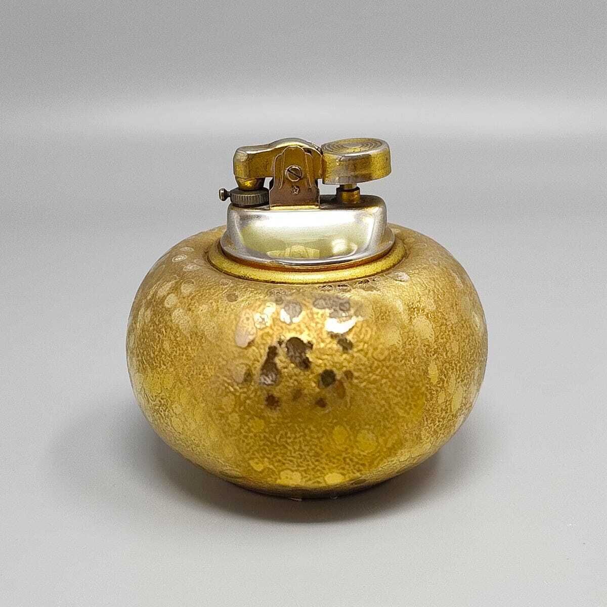 1970s Exquisited Handcrafted Smoking Set In Ceramic And Gold Leaf. Made In Italy photo 301.0