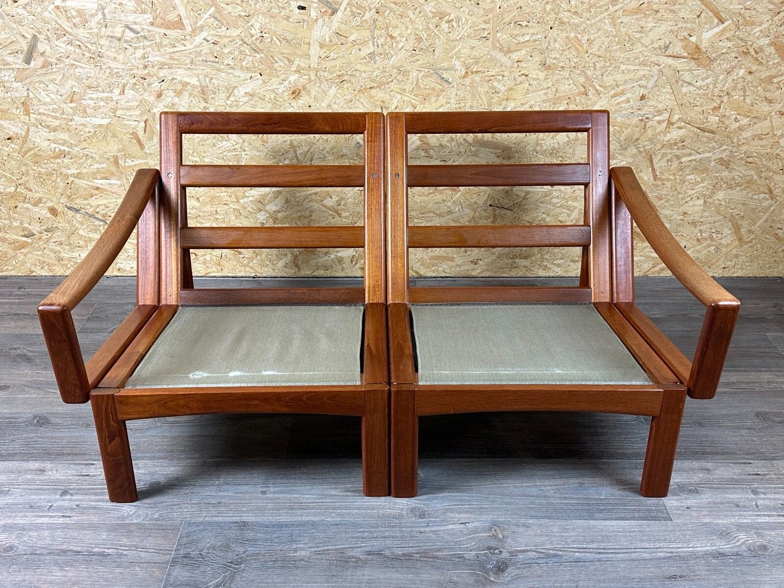 photo for sale 60s 70s Teak Couch Sofa 2 Seater By Glostrup Møbelfabrik Denmark Design