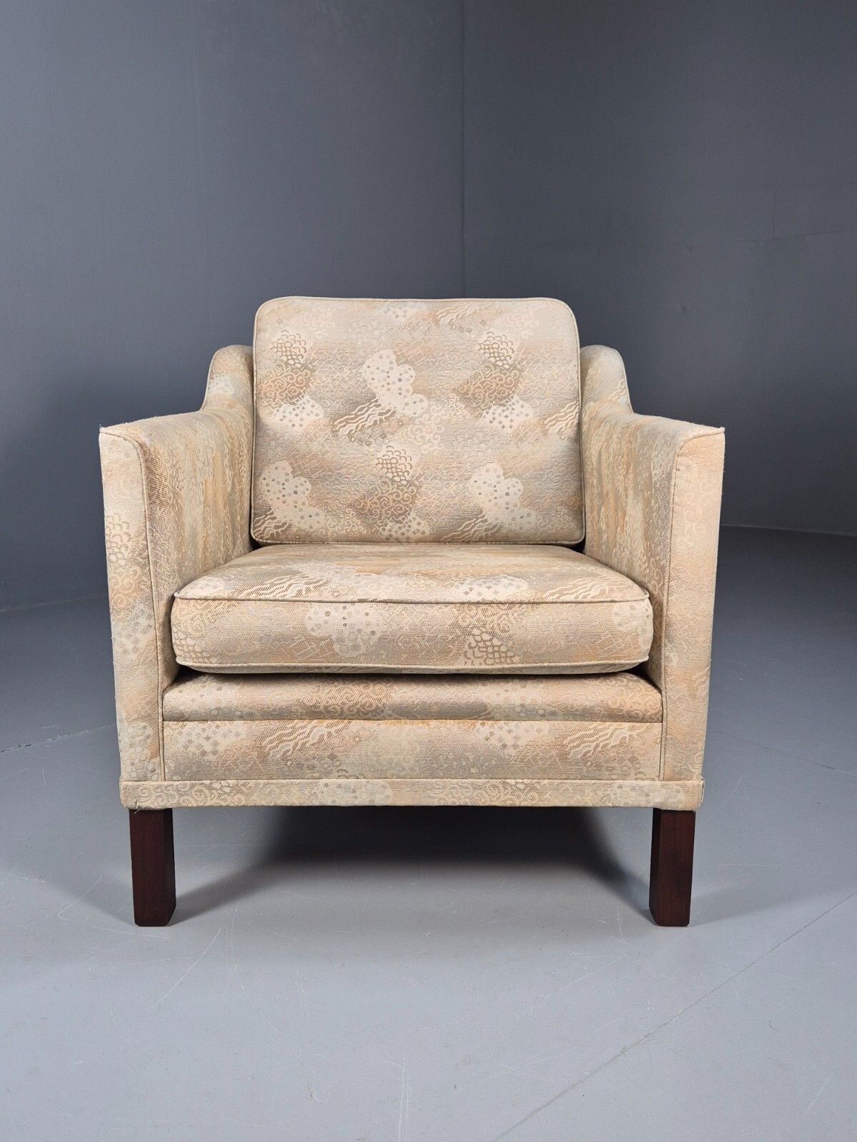 Vintage Danish 1970s Lounge Chair Mogensen Style Retro Mcm Eb9044 Mnor photo for sale