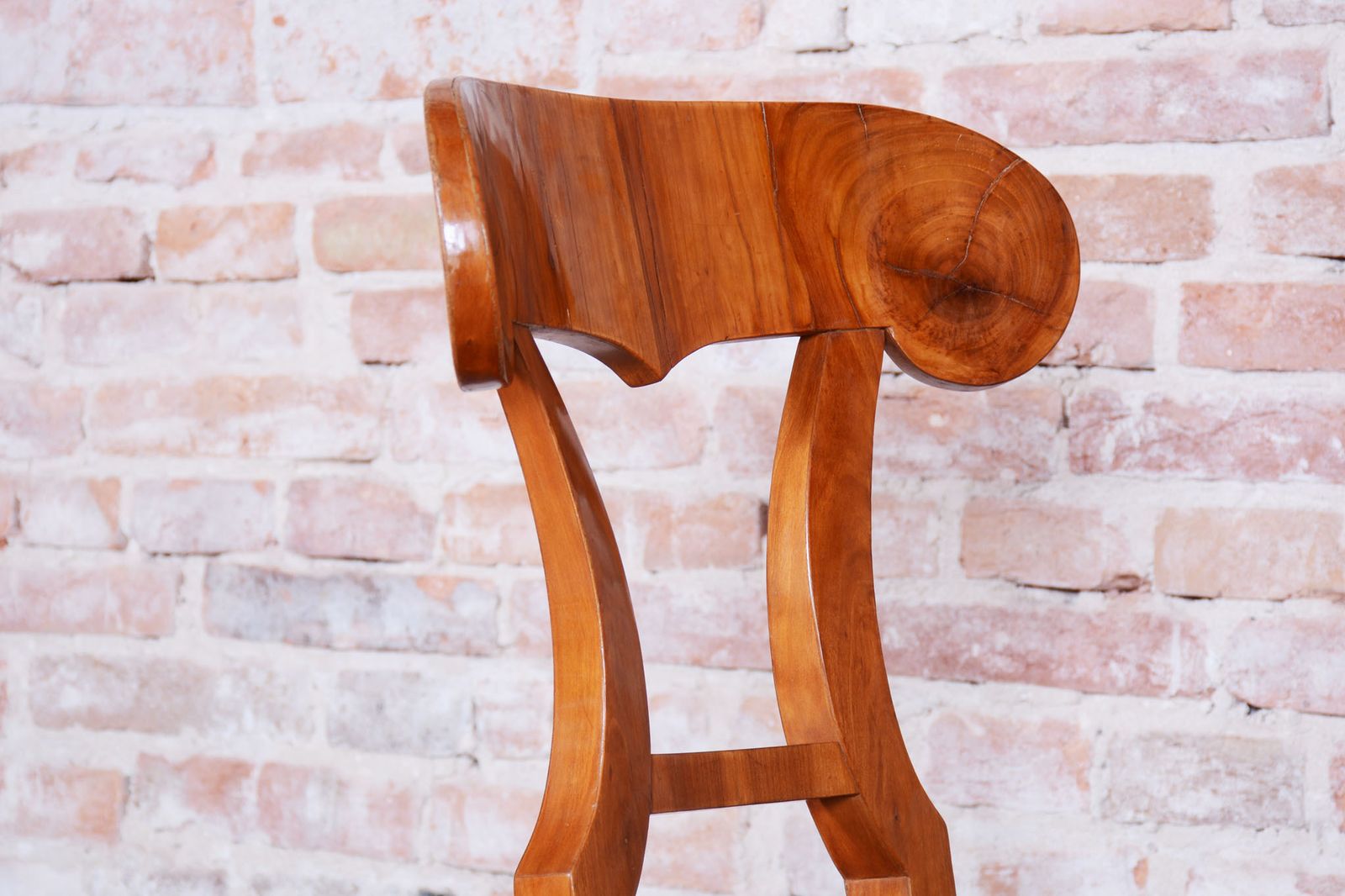 Set Of Four Restored Biedermeier Cherry Wood, Revived Polish, Austria, 1820s photo vinterior