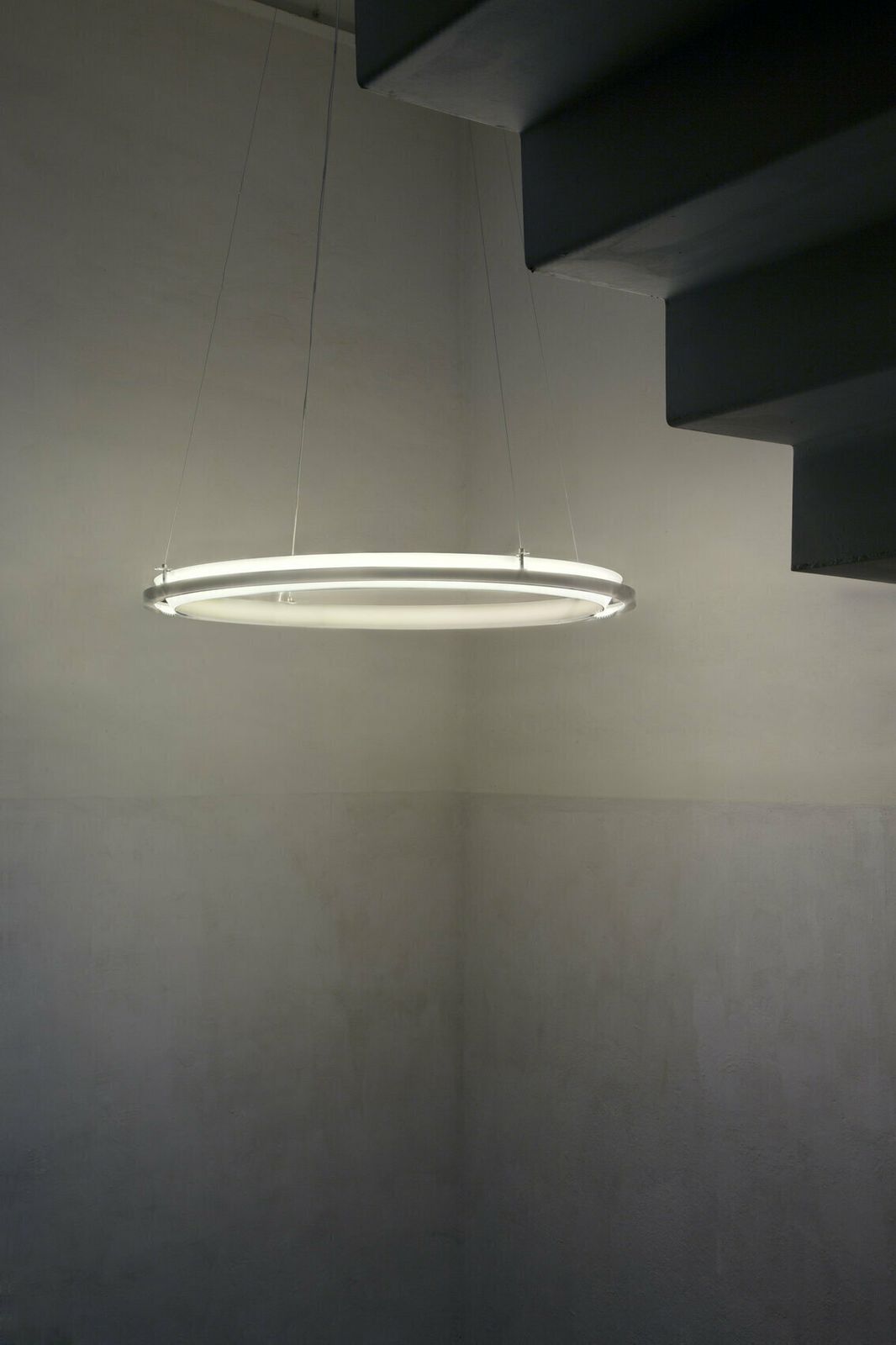 Santa And Cole Nimba Led Dia90cm, Stainless Steel/W20hite Poly, 65w Dimmable. X 2 photo furniture