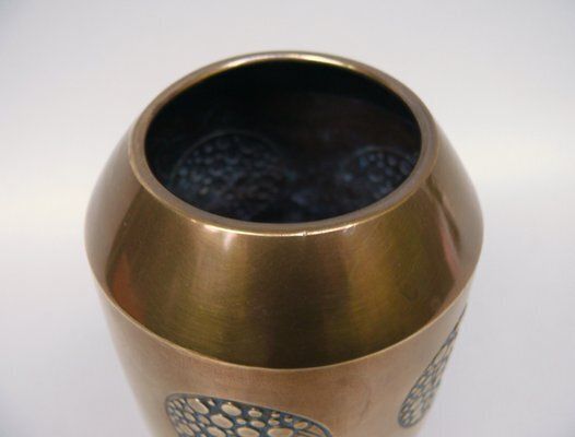 Art Noveau Brass Vase From Wmf, 1890s photo vinterior