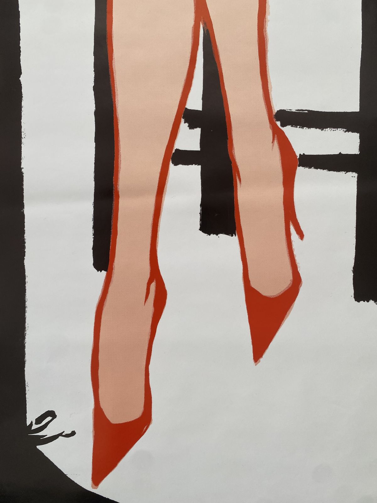 Rene Gruau, C.A. 1970s   Calze Ortalion   Original Advertising Vintage Poster Printed In Offset Lithography   Cm 140 X 100   In 55,1 X 39,4 photo for sale