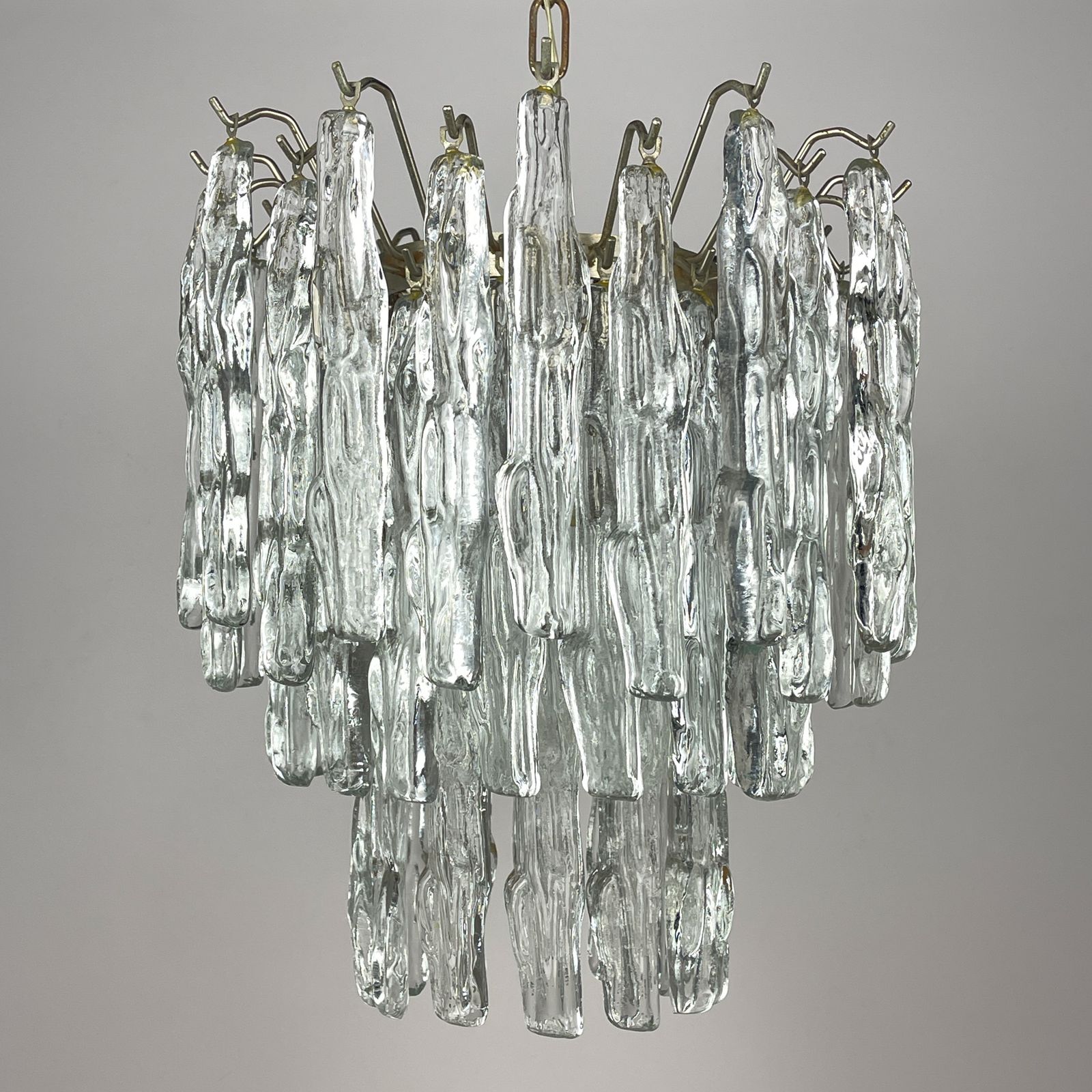 photo furniture Original Murano Glass Chandelier By J. Kalmar, Austria 1960s
