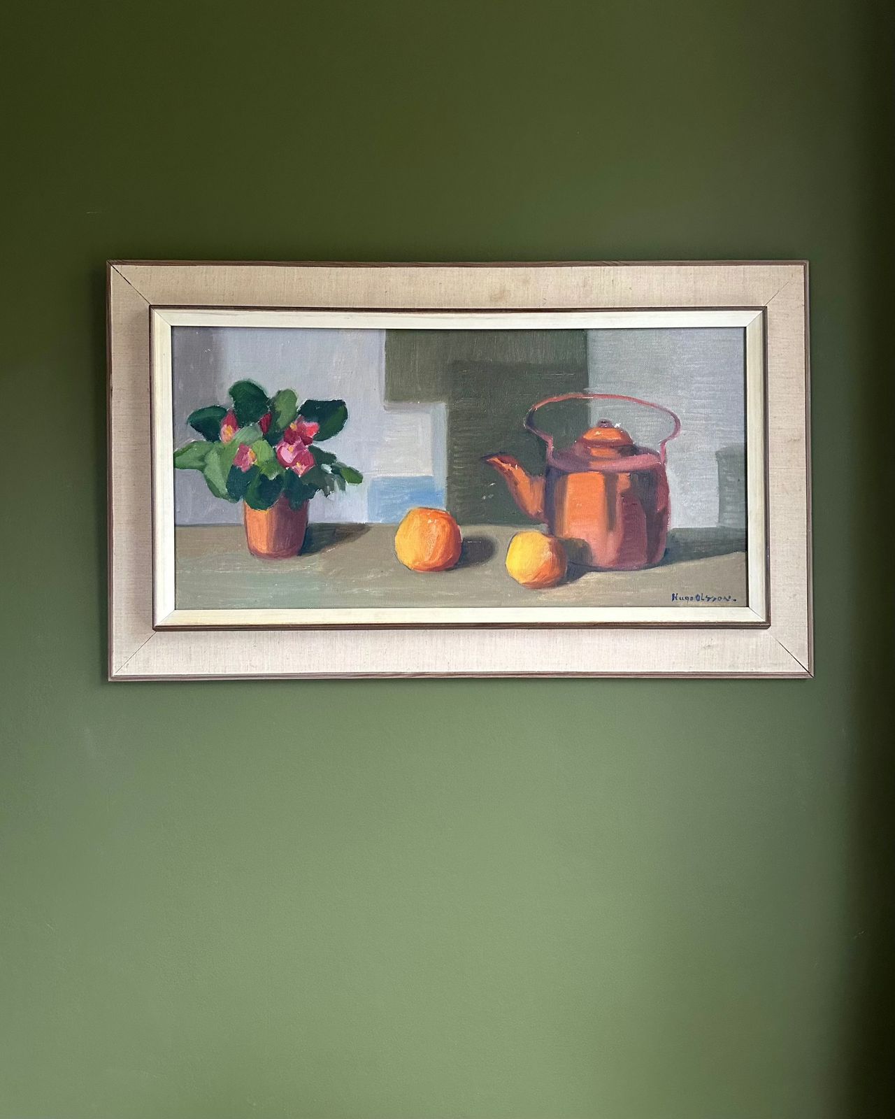 Still Life Oil Painting, Mid 20th Century