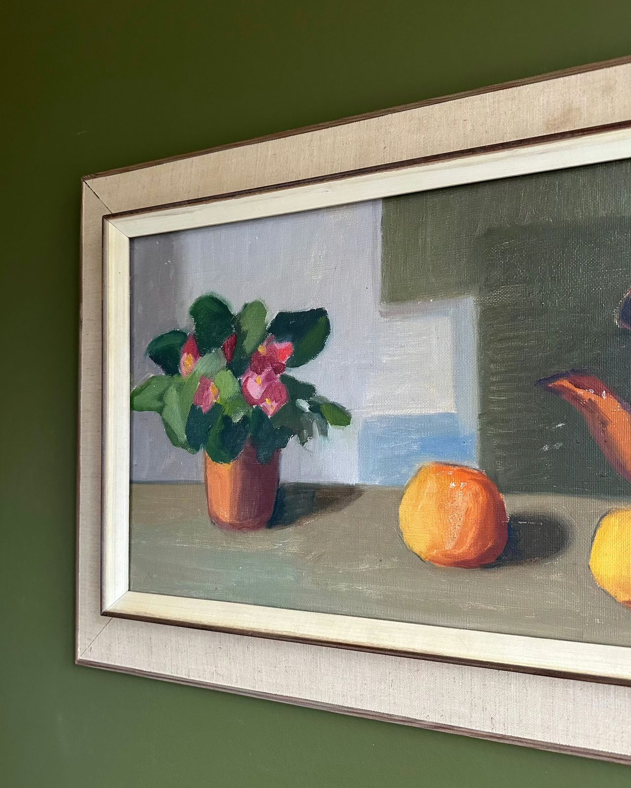 Still Life Oil Painting, Mid 20th Century photo vinterior
