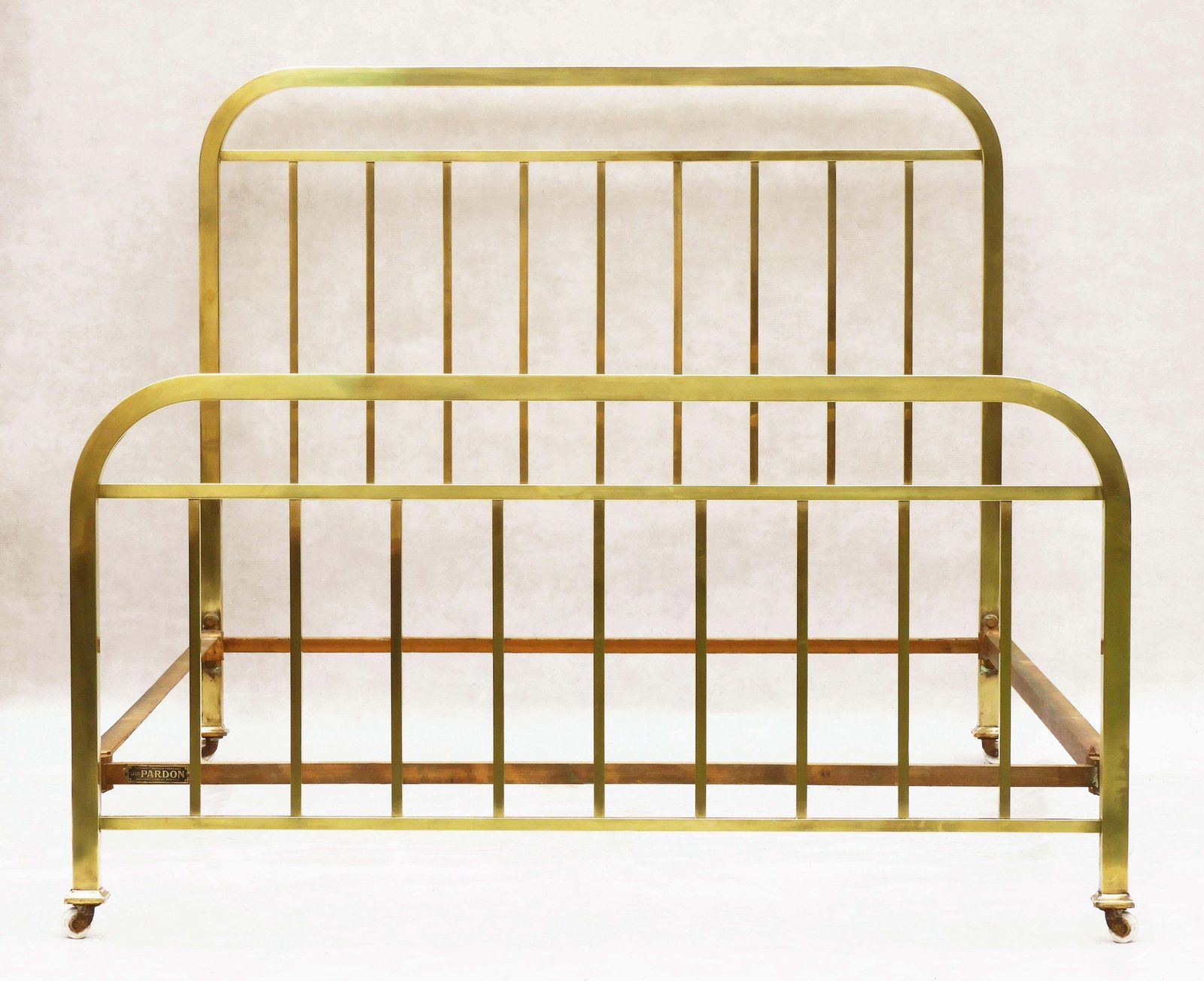 Art Deco French Brass Bed C1930 By Pardon Us Queen/Uk King photo for sale