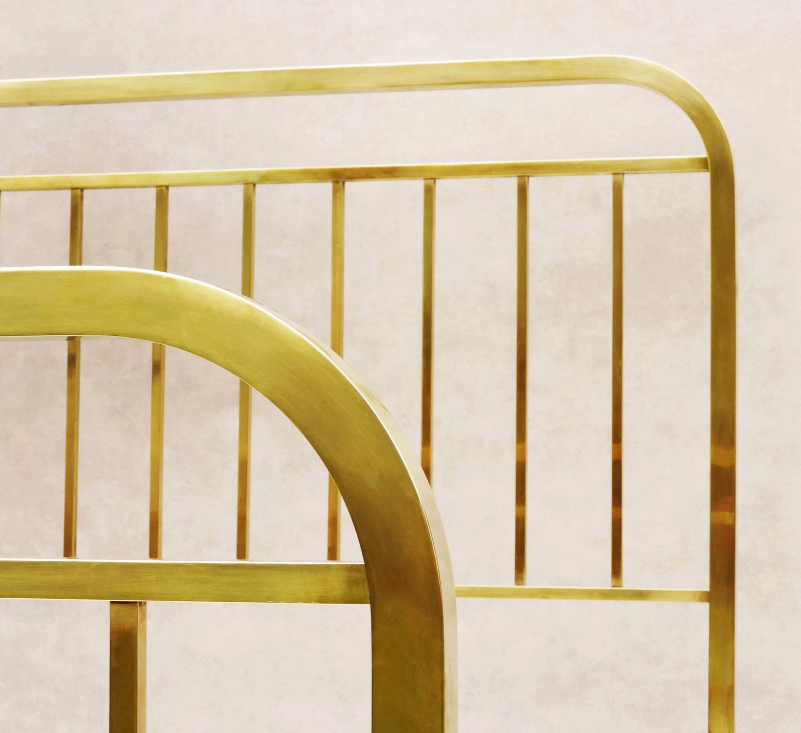 Art Deco French Brass Bed C1930 By Pardon Us Queen/Uk King photo vintage