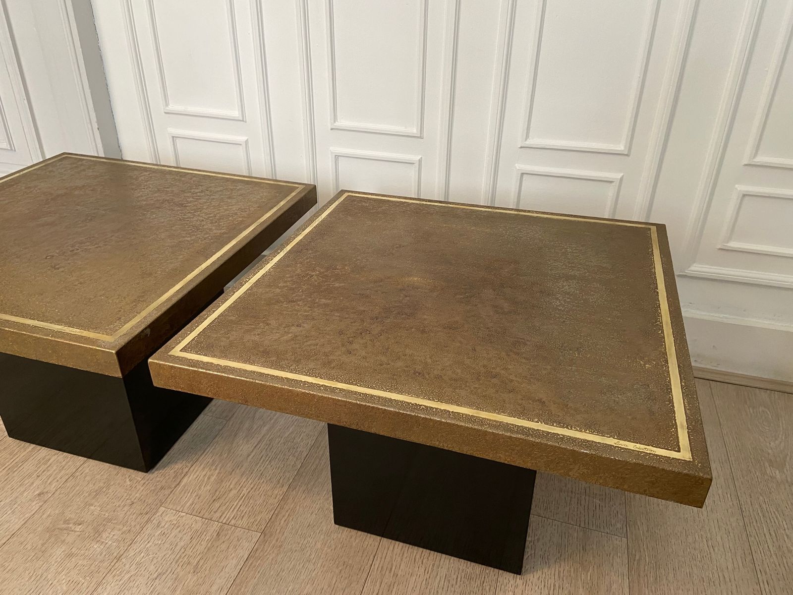 Pair Of Side Tables Lova Creation, Belgium, 1970 photo vinterior