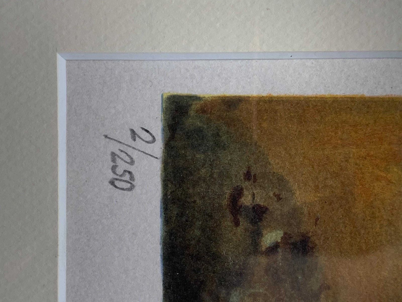 Lithograph Of A Marine Painting Signed And Framed By Massagat photo 169.0