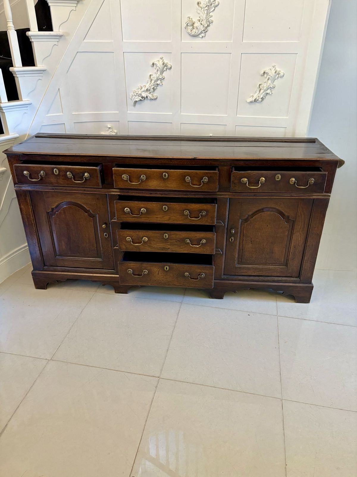 Antique 18th Century Outstanding Quality Oak Welsh Dresser photo Furniture