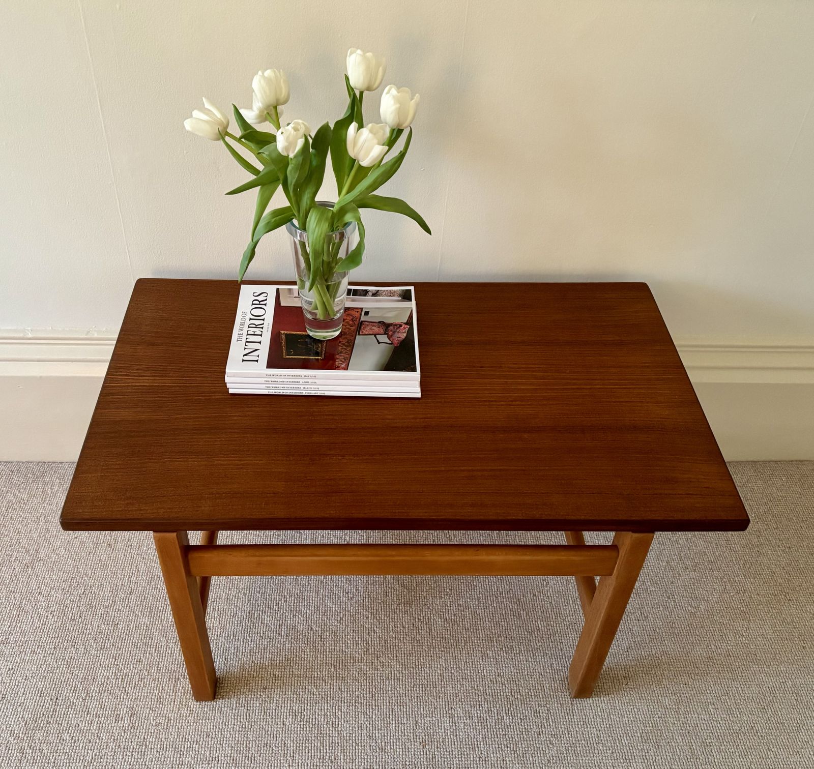 Mid Century Danish Teak & Oak Coffee Table By Hans J Wegner For Getama photo furniture