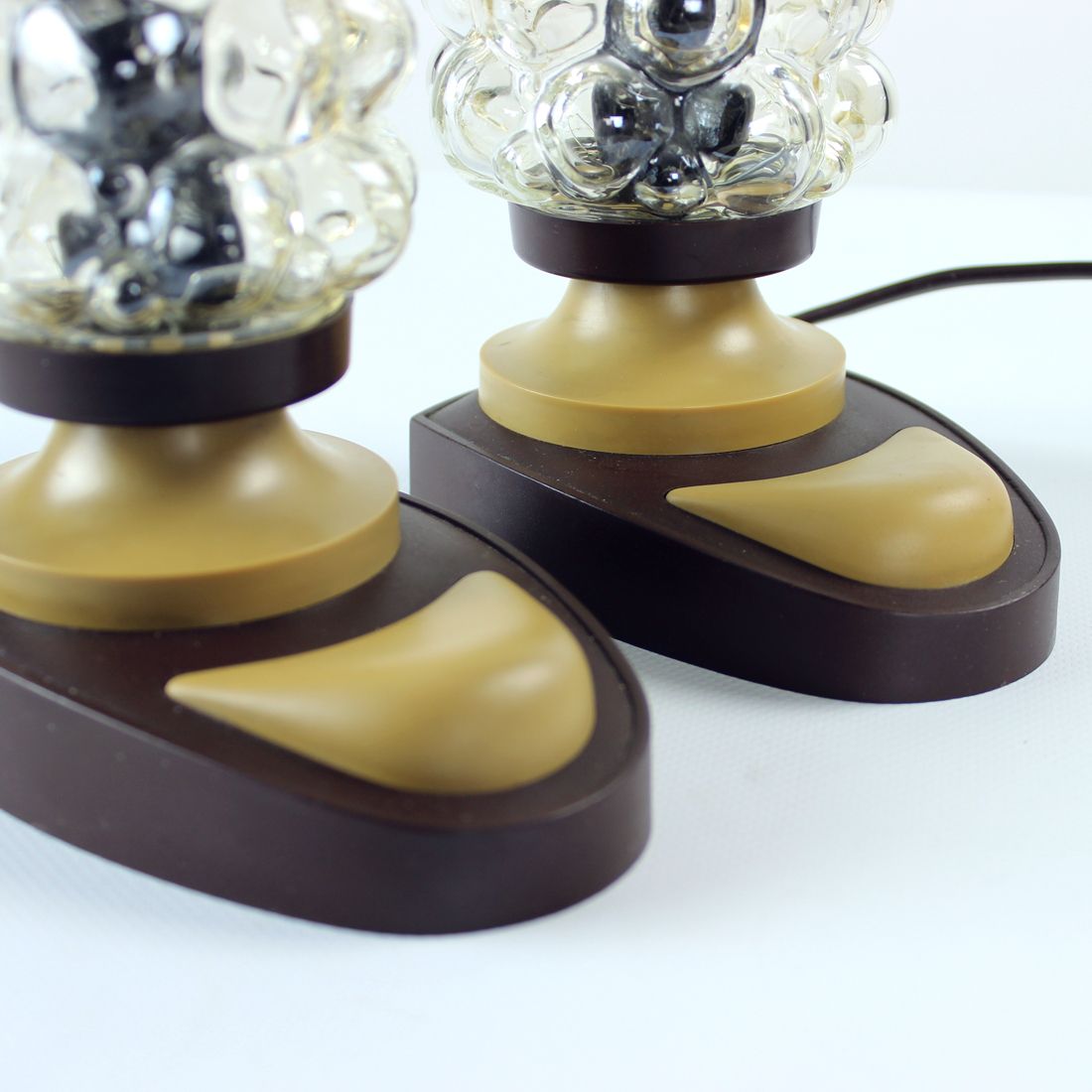 Space Age Table Lamps By Helena Tynell For Orion Leuchten, 1960s, Set Of 2 photo Lighting
