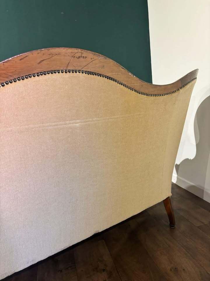 Furniture Victorian Mahogany Framed Sofa photo