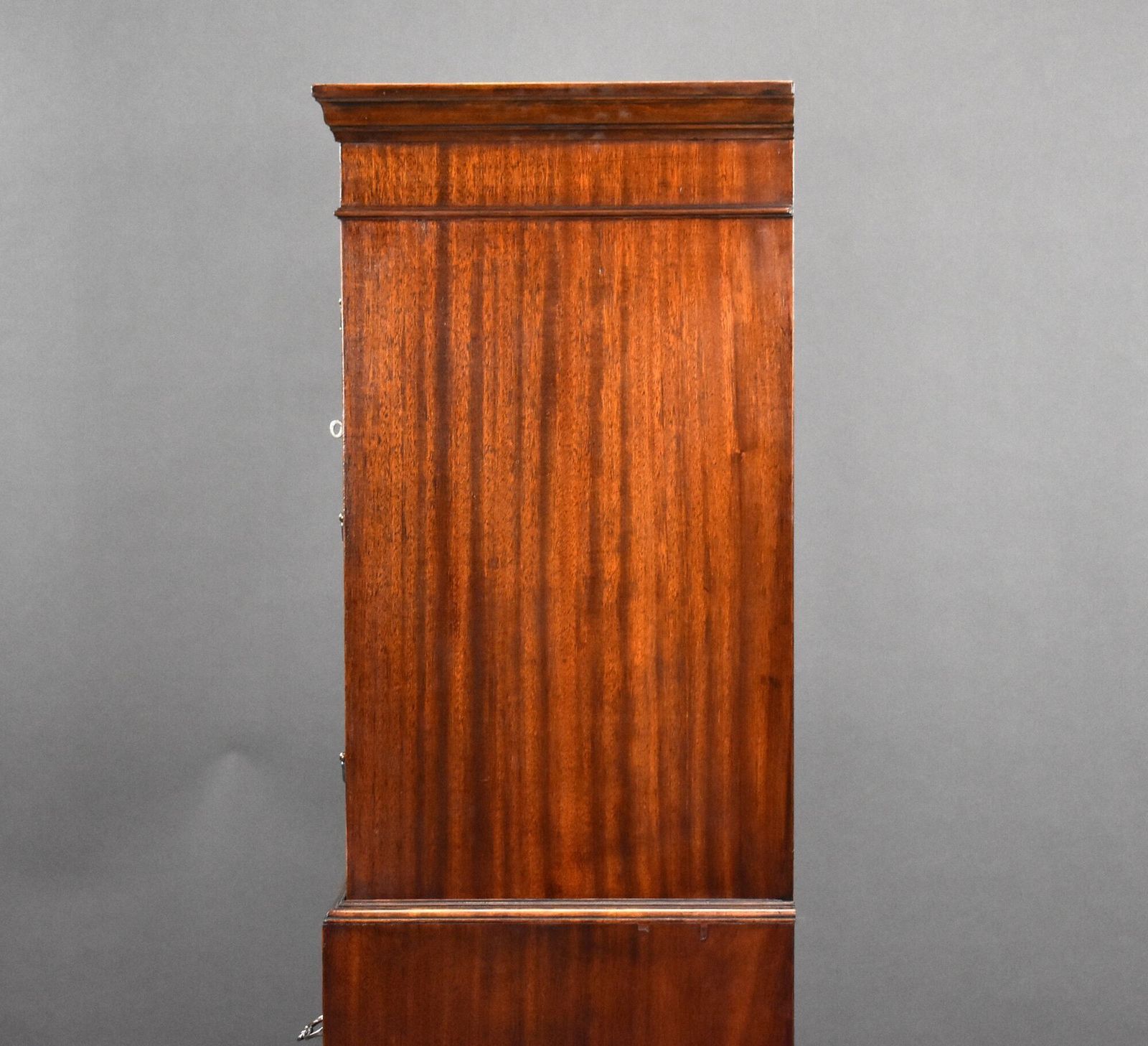 photo for sale Antique Flame Mahogany Chest On Chest