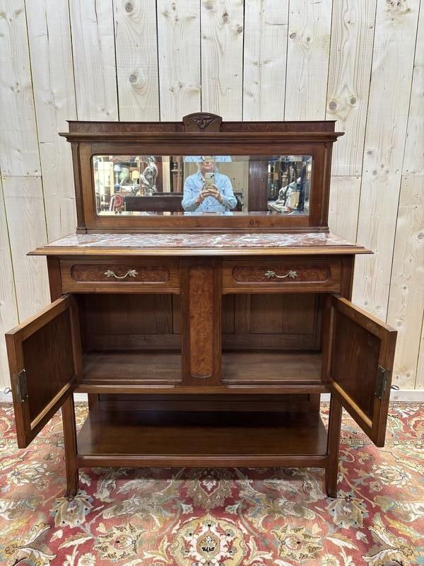 Buffet Et Desserte Art Nouveau Attribué à Georges Novak photo 1840.0