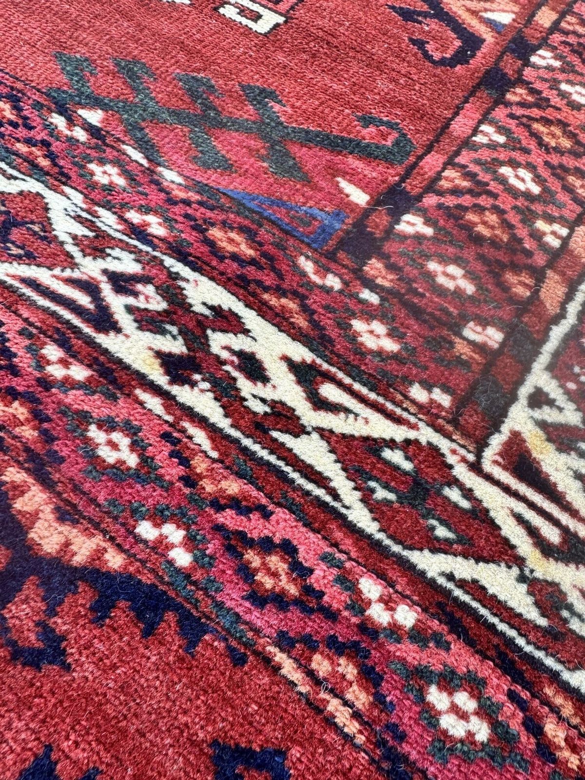 photo for sale Antique Turkmen Yomut Carpet 2.98m X 1.94m