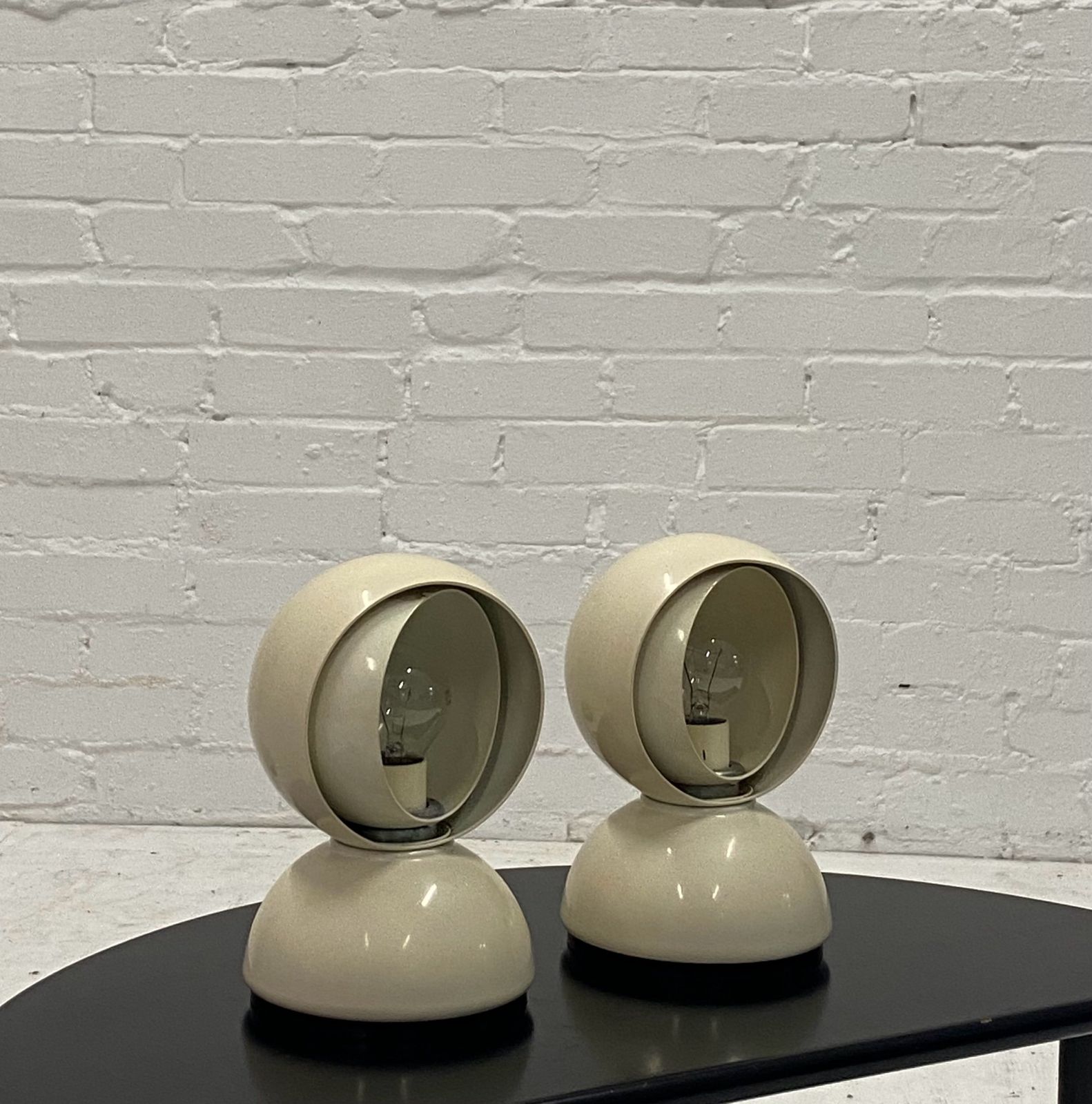 Pair Of Eclisse Table Lamps By Vico Magistretti