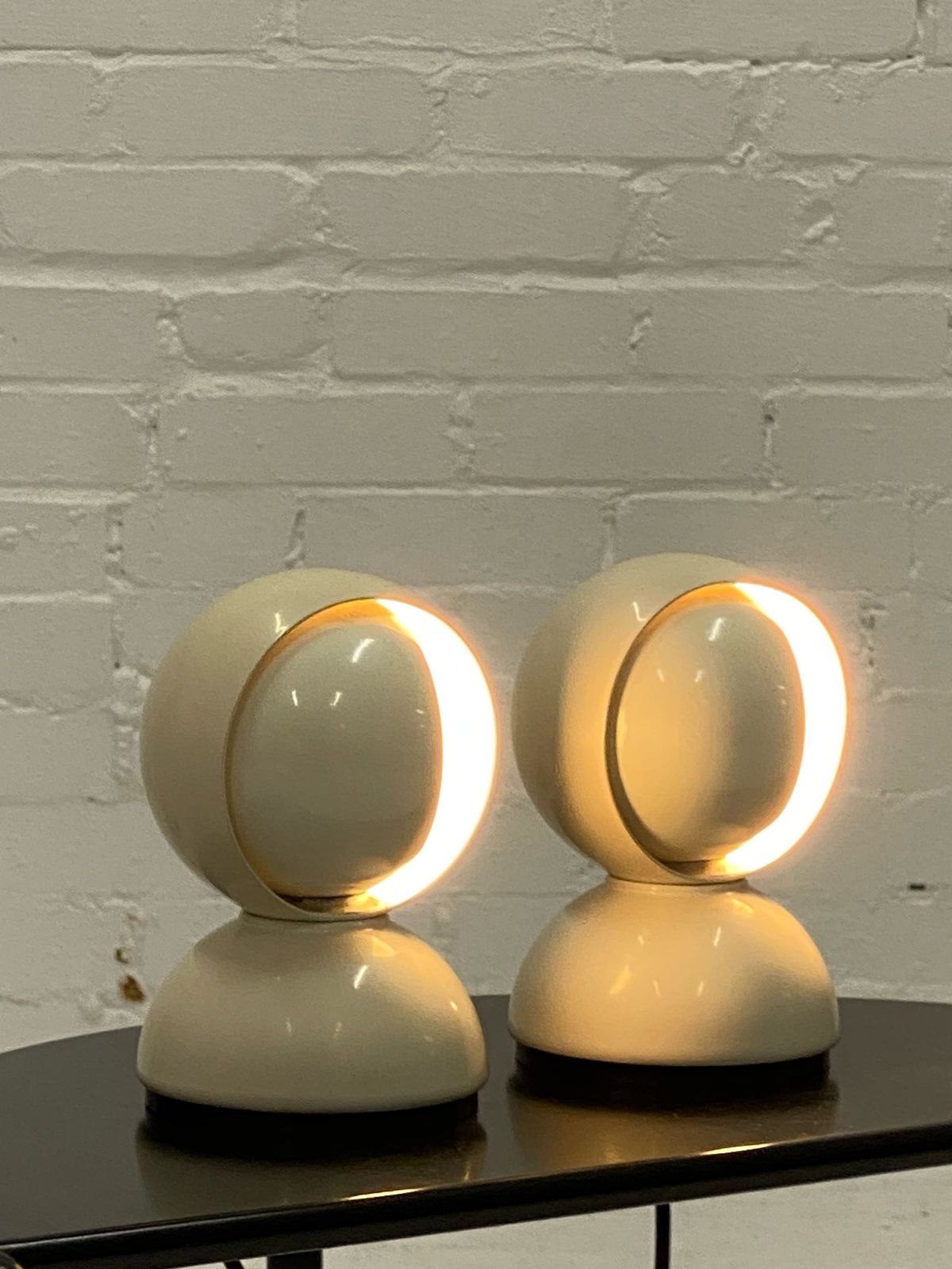 Pair Of Eclisse Table Lamps By Vico Magistretti photo furniture