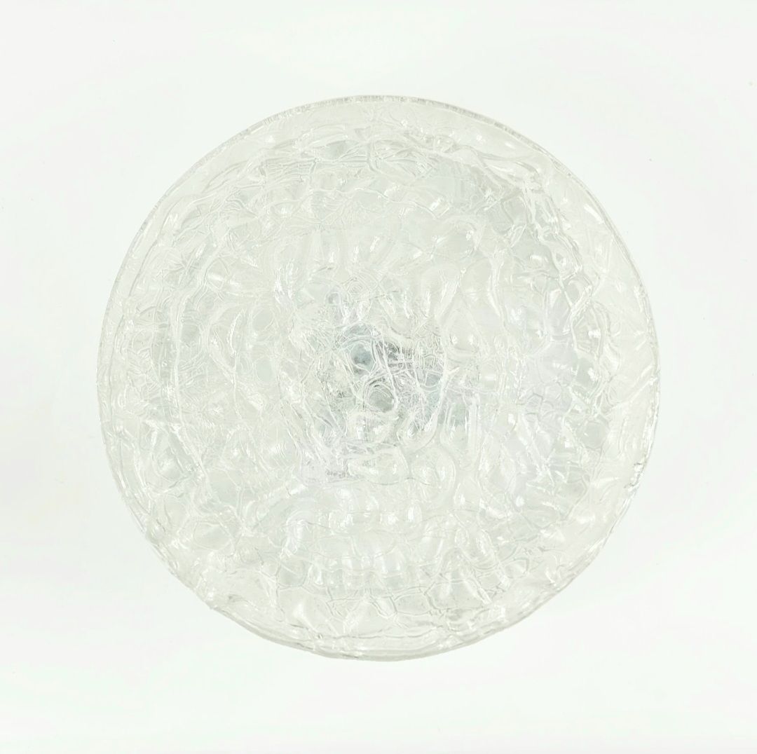 Grote Mid Century Murano Ijsglas Plafondlamp Van Doria Leuchten, Duitsland, Jaren 1960 photo for sale