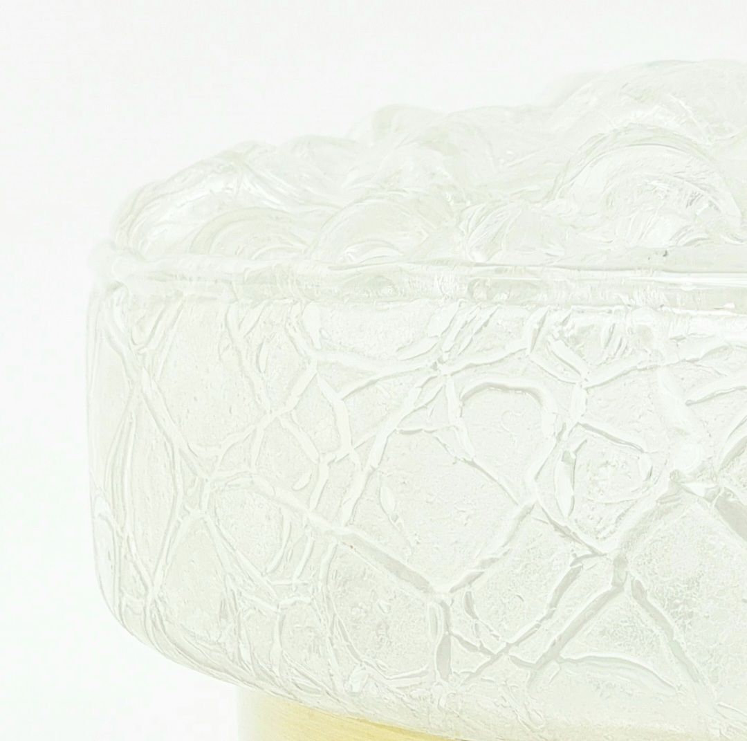Grote Mid Century Murano Ijsglas Plafondlamp Van Doria Leuchten, Duitsland, Jaren 1960 photo 400.0