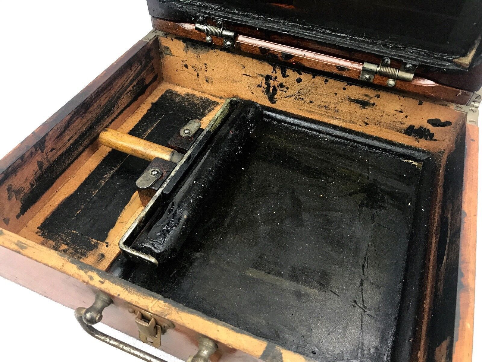 Antique Lion Menucator No 2 Model Series / Wooden Box Printers Equipment photo Home Decor