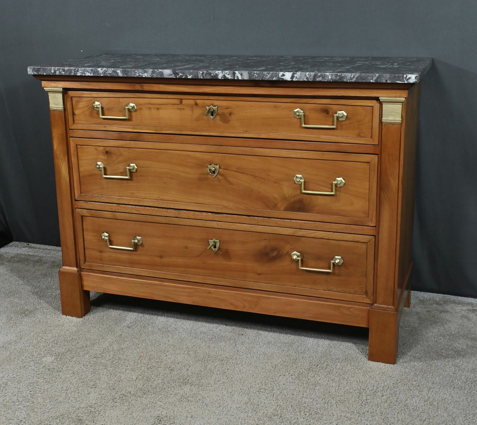Small Cherrywood Chest Of Drawers, Directoire Period – Early 19th Century photo for sale