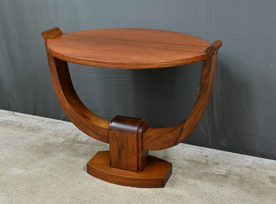 Rosewood Coffee Table, Attributed To A. Arbus, Art Deco – 1930 photo for sale