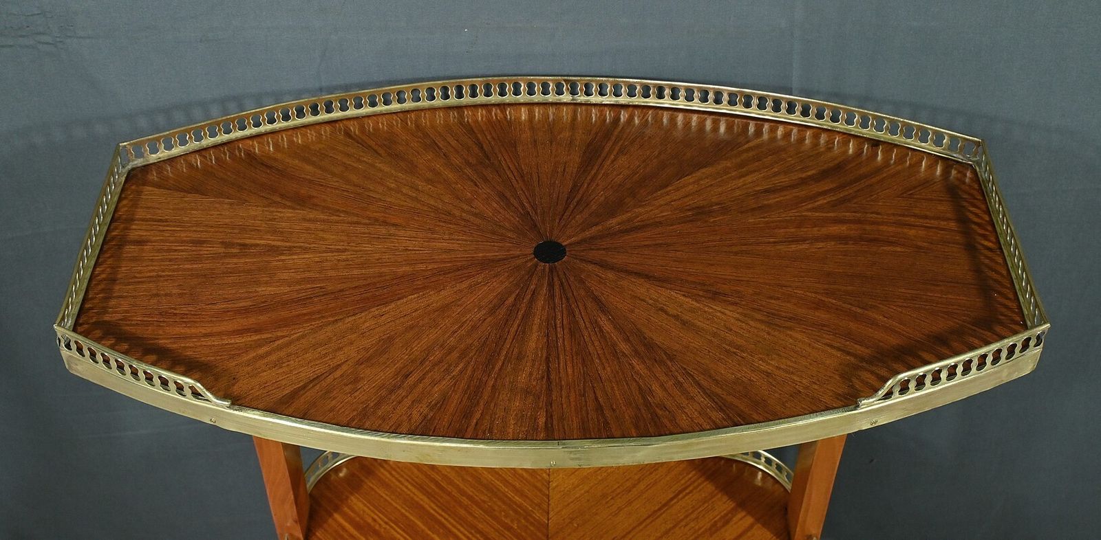 Louis XVI Style Mahogany Veneer Coffee Table – Late 19th Century photo for sale